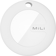 MiLi MiTag Location Finder Hvid - Med Sort Keyhanger