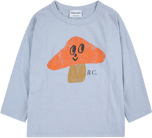 Mr. Mushroom Long Sleeve T-Shirt T-shirts Long-sleeved T-shirts Blå Bobo Choses*Betinget Tilbud