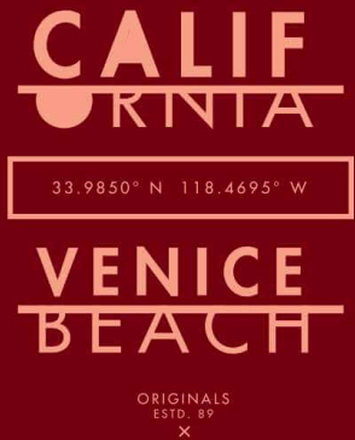 Venice Beach Sweatshirt - Burgundy - M