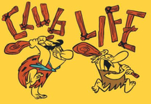 The Flintstones Club Life Women's T-Shirt - Yellow - XXL