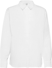Jackie Shirt Tops Shirts Long-sleeved White Stylein