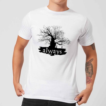 Harry Potter Always Tree Men's T-Shirt - White - XL