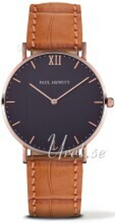 Paul Hewitt PH-6455172L Sailor Line Sort/Læder Ø36 mm