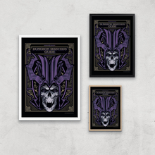 Dungeons & Dragons Dungeon Master Giclee Art Print - A4 - Wooden Frame