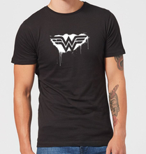 Justice League Graffiti Wonder Woman Men's T-Shirt - Black - S