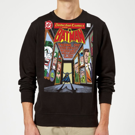 Batman The Dark Knight's Rogues Gallery Cover Sweatshirt - Black - XXL