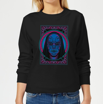 Harry Potter Death Mask Women's Sweatshirt - Black - XXL