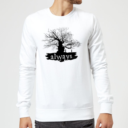 Harry Potter Always Tree Sweatshirt - White - L - White
