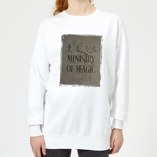 Harry Potter Ministry Of Magic Women's Sweatshirt - White - XS - White
