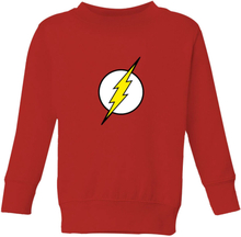 Justice League Flash Logo Kids' Sweatshirt - Red - 3-4 Jahre