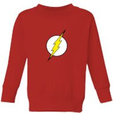 Justice League Flash Logo Kids' Sweatshirt - Red - 11-12 Years - Red