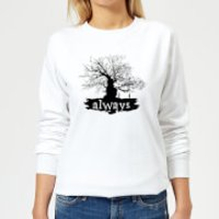Harry Potter Always Tree Women's Sweatshirt - White - XXL