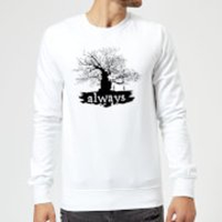 Harry Potter Always Tree Sweatshirt - White - XXL - White