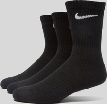 Nike 3-Pack Cushioned Crew Socks, svart
