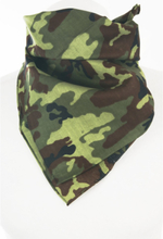 Boerenzakdoek / bandana met camouflage print