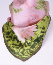 Vierkante zijden sjaal met schilderij van Monet