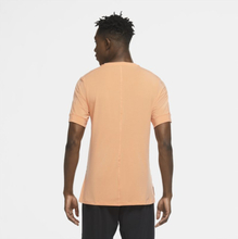 Nike Yoga Dri-FIT Men's Short-Sleeve Top - Orange