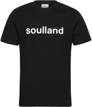 Chuck T-Shirt Tops T-Kortærmet Skjorte Black Soulland