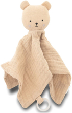 Pacifier Buddy Teddy Baby & Maternity Pacifiers & Accessories Cuddle Blankets Beige Esska*Betinget Tilbud