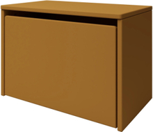"Opbevaringsbænk Home Kids Decor Storage Storage Boxes Yellow FLEXA"