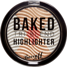 Barry M Tri-Blend Baked Highlighter Silver Solstice