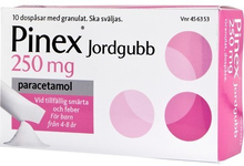 Pinex Jordgubb, granulat i dospåse 250 mg 10 st