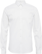 Small Collar, Tailor Fit Cotton Shi Tops Shirts Business White Lindbergh