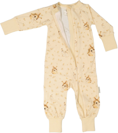 Geggamoja X Mrs Mighetto Bamboo Baby Pyjamas Pyjamas Sie Jumpsuit Multi/patterned Geggamoja