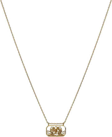 Zodiac Gemini Necklace 22. Maj - 21. Juni Accessories Jewellery Necklaces Dainty Necklaces Gold Maanesten