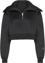 Spacer Half Zip Sweatshirt Tops Sweatshirts & Hoodies Sweatshirts Black Calvin Klein Jeans