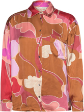 Amalia Shirt Tops Shirts Long-sleeved Pink ODD MOLLY