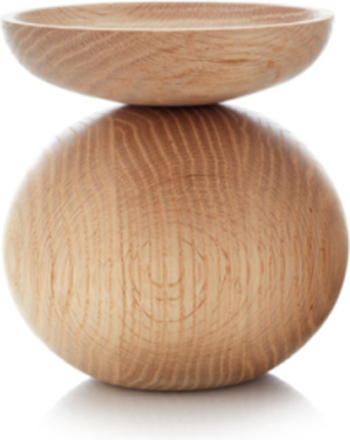 Shape, Bowl Vase Home Decoration Vases Brun Applicata*Betinget Tilbud