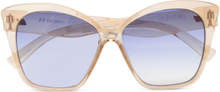 "Le Sustain - Hot Trash Accessories Sunglasses D-frame- Wayfarer Sunglasses Beige Le Specs"