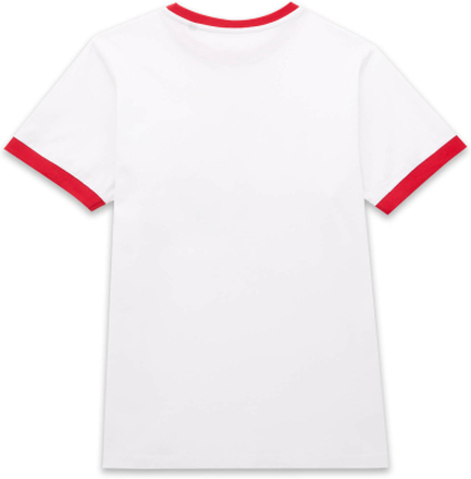 Marvel Dr Strange Composition Unisex Ringer T-Shirt - White/Red - XXL