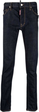 Slanke jeans med trykt logo