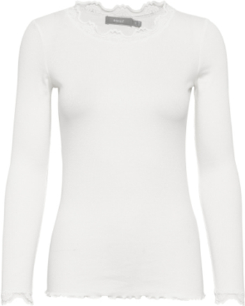 Frhizamond 2 T-Shirt T-shirts & Tops Long-sleeved Hvit Fransa*Betinget Tilbud