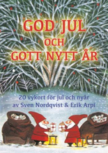 God Jul Och Gott Nytt År - Vykortsbok
