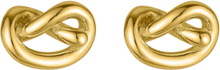 Knot Studs Accessories Jewellery Earrings Studs Gull SOPHIE By SOPHIE*Betinget Tilbud