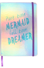 Part Time Mermaid A5 Notebook