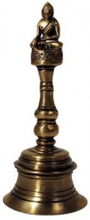 Bel Boeddha brons - 17 cm