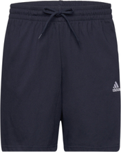 Essentials Single Jersey 3 Stripes Short Sport Shorts Sport Shorts Navy Adidas Sportswear