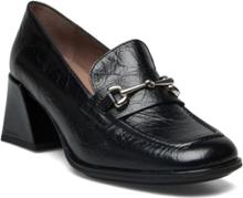 Celia Shoes Heels Heeled Loafers Black Wonders