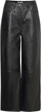 Shelly Trousers 14886 Bottoms Trousers Leather Leggings-Bukser Black Samsøe Samsøe