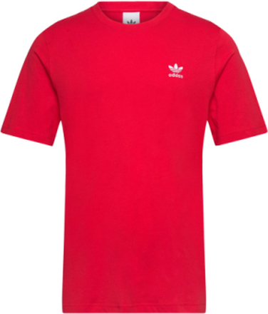 Essential Tee T-shirts Short-sleeved Rød Adidas Originals*Betinget Tilbud