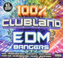 Various Artists : 100% Clubland EDM Bangers CD Box Set 3 discs (2021)