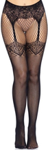 Fishnet Tights With Backseam