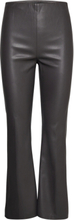 Slkaylee Pu Kickflare Pants Trousers Leather Leggings/Bukser Svart Soaked In Luxury*Betinget Tilbud