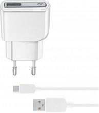 Cellular Line thuislader micro USB 2.1A wit