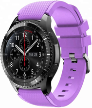 TPU-rem med metallspänne 20mm för Samsung Galaxy Watch 42mm / 3 / 4 / 5 - Ersättningsarmband för Huawei Watch 2 för Nokia Steel för LG Watch Sport