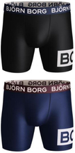 Björn Borg Performance Shorts - 2 pack zwart beauty